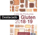 LISTA de productos SIN GLUTEN 2018-2019